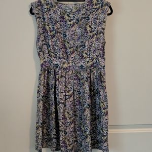 Steven Alan Floral Silk Dress